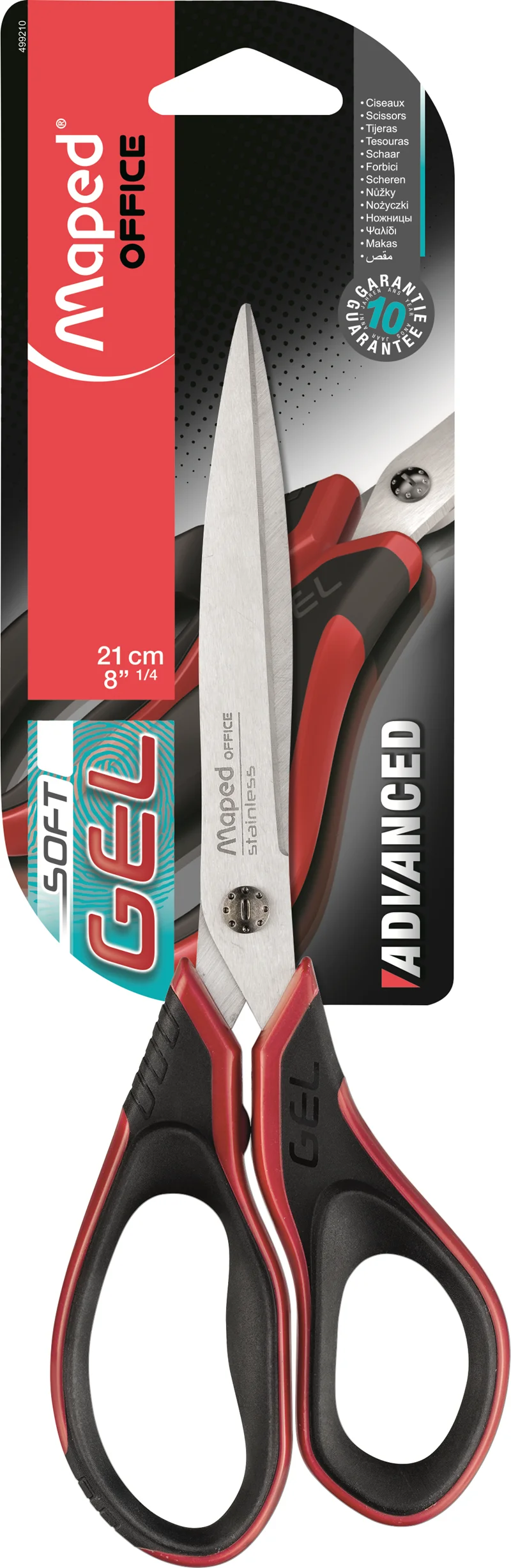 MAPED MAKAS ADVANCED GEL ASİMETRİK 17 CM BLS. 499210