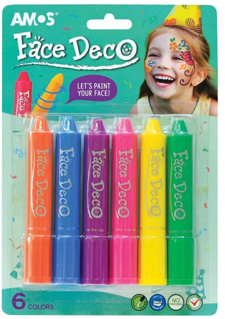 AMOS YÜZ BOYASI SET 6 LI BLS. FD5B6-S