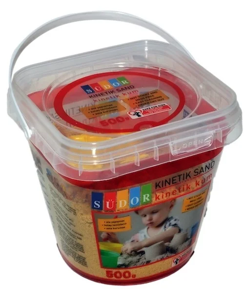 SÜDOR KİNETİK KUM KOVALI 500 G SARI KS02-2
