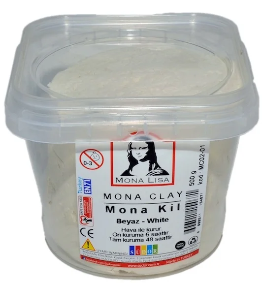 SÜDOR KİL MONA 500 GR BEYAZ MC02-01