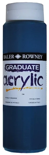 DALER ROWNEY AKRİLİK BOYA GRADUATE SERİSİ 500 ML PHTHALO 123500154