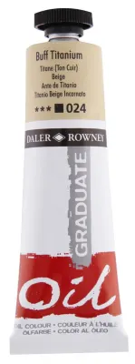 DALER ROWNEY YAĞLI BOYA GRADUATE GRAD SERİSİ 38 ML BUFF TITANIUM 117038024