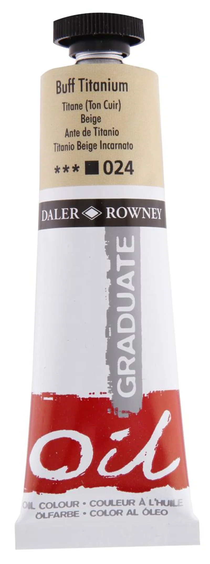 DALER ROWNEY YAĞLI BOYA GRADUATE GRAD SERİSİ 38 ML BUFF TITANIUM 117038024