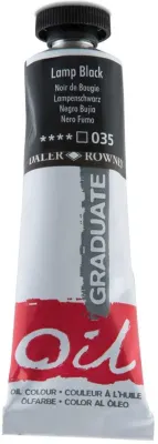 DALER ROWNEY YAĞLI BOYA GRADUATE GRAD SERİSİ 38 ML LAMP BLACK 117038035