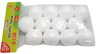 BU-BU STRAFOR KÖPÜK TOP 5CM 12'Lİ BUBU-KP0003