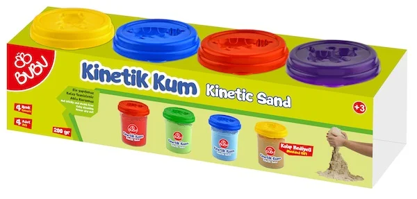 BU-BU KİNETİK KUM BARDAK 4'LÜ BUBU-KU0049