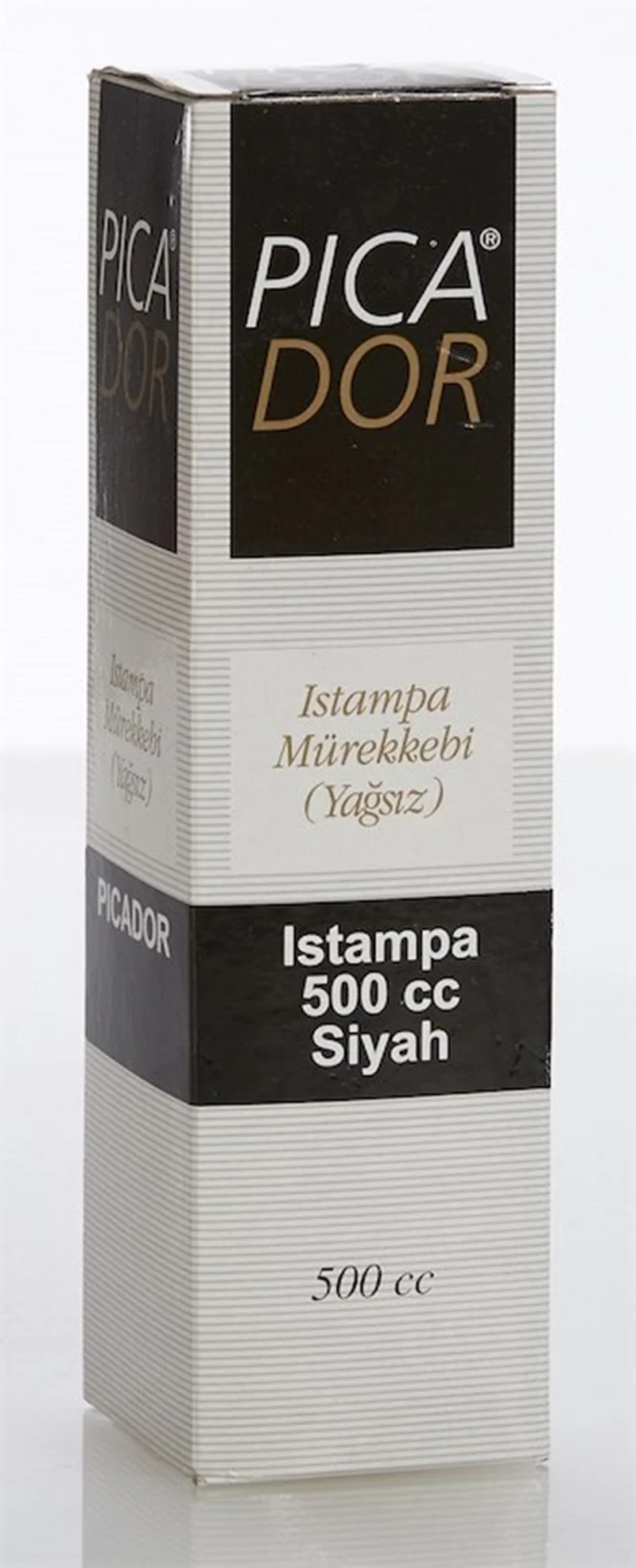 PICADOR ISTAMPA MÜREKKEBİ 500 ML SİYAH KE007