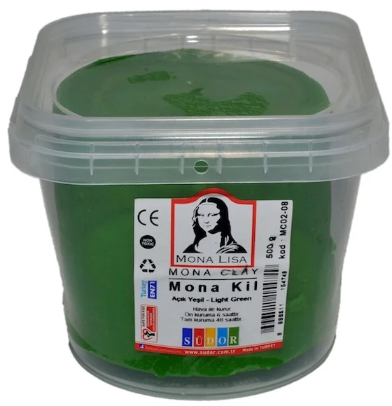 SÜDOR KİL MONA 500 GR AÇIK YEŞİL MC02-08