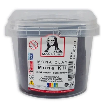 SÜDOR KİL MONA 500 GR BURNT UMBER MC02-13