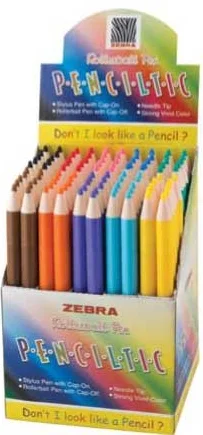 ZEBRA ROLLER KALEM İĞNE UÇ PENCILTIC 0.5 DISPLAY 100 LÜ BE-108-100DP-A