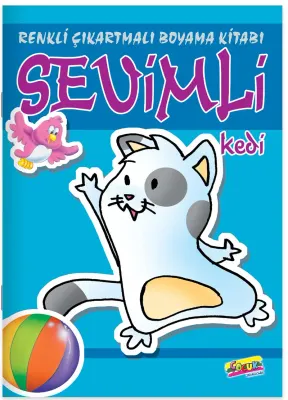 KESKİN BOYAMA KİTABI 20x28 8 YP. ÇIKARTMALI KARIŞIK 240700