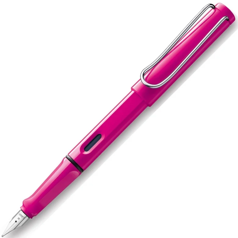 LAMY DOLMA KALEM SAFARI METAL KLİPS PEMBE EF UÇ13P-EF