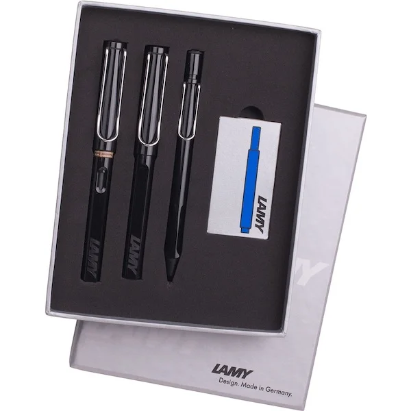 LAMY DOLMA+ROLLER+VERSATİL KALEM SET SAFARI K.SİYAH TB3-19SDRV