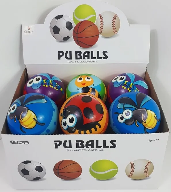 CANTOYS UĞUR BÖCEĞİ YUMUŞAK TOP (4 ASORTİ) CTOY-66-8