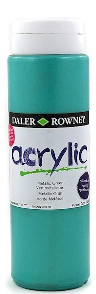 DALER ROWNEY AKRİLİK BOYA GRADUATE SERİSİ 500 ML METALLIO GREEN 123500719