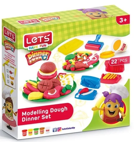 LETS OYUN HAMURU SET YEMEK ZİYAFETİ SETİ L8495