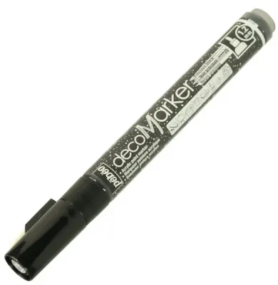 PEBEO AKRİLİK MARKÖR DECO 1.2 METALİK PREC BLACK 205755