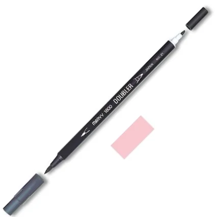 MARVY FIRÇA KALEM BRUSH PEN ÇİFT UÇLU 1800-066 DUSTY PINK