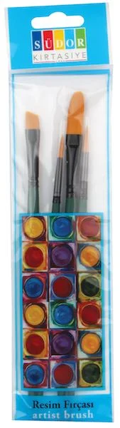 SÜDOR HOBİ FIRÇASI KIZIL ÇEŞİT SET 5 4 LÜ SFSET5
