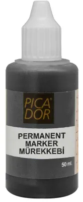 PICADOR PERMANENT MARKER MÜREKKEBİ 50 ML SİYAH KB028
