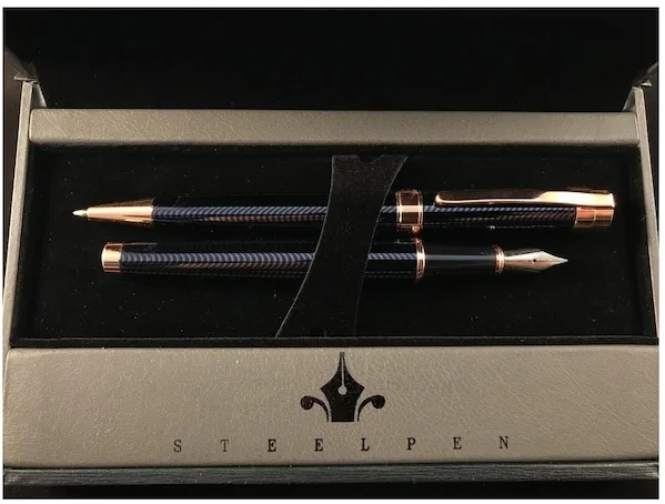 STEELPEN DOLMA KALEM+TÜKENMEZ KALEM SET CAPITAL SERİSİ 288
