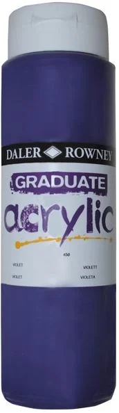 DALER ROWNEY AKRİLİK BOYA GRADUATE SERİSİ 500 ML VIOLET 123500450