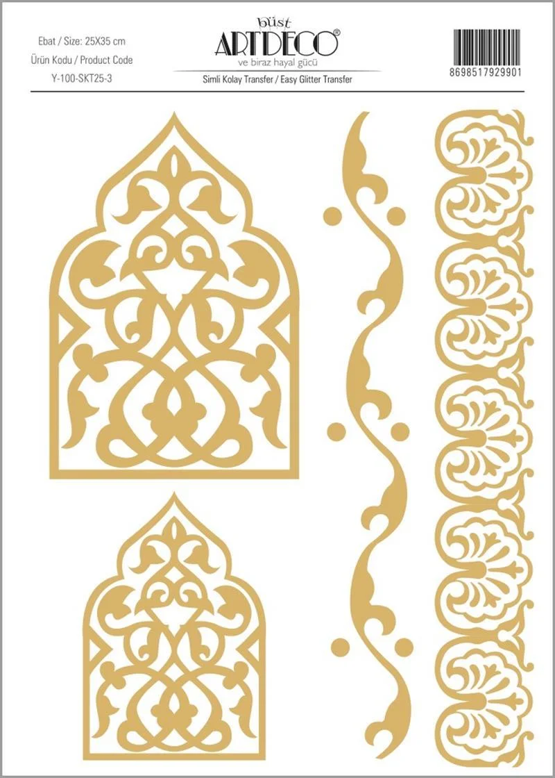 ARTDECO KOLAY TRANSFER SİMLİ 25x35 NO:3 Y-100SKT25-3