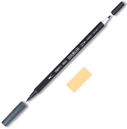 MARVY FIRÇA KALEM BRUSH PEN ÇİFT UÇLU 1800-016 PALE ORANGE