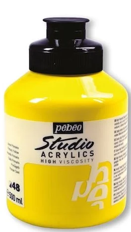 PEBEO AKRİLİK BOYA STUDIO 500 ML 171*22 LEMON CADMIUM YELLOW
