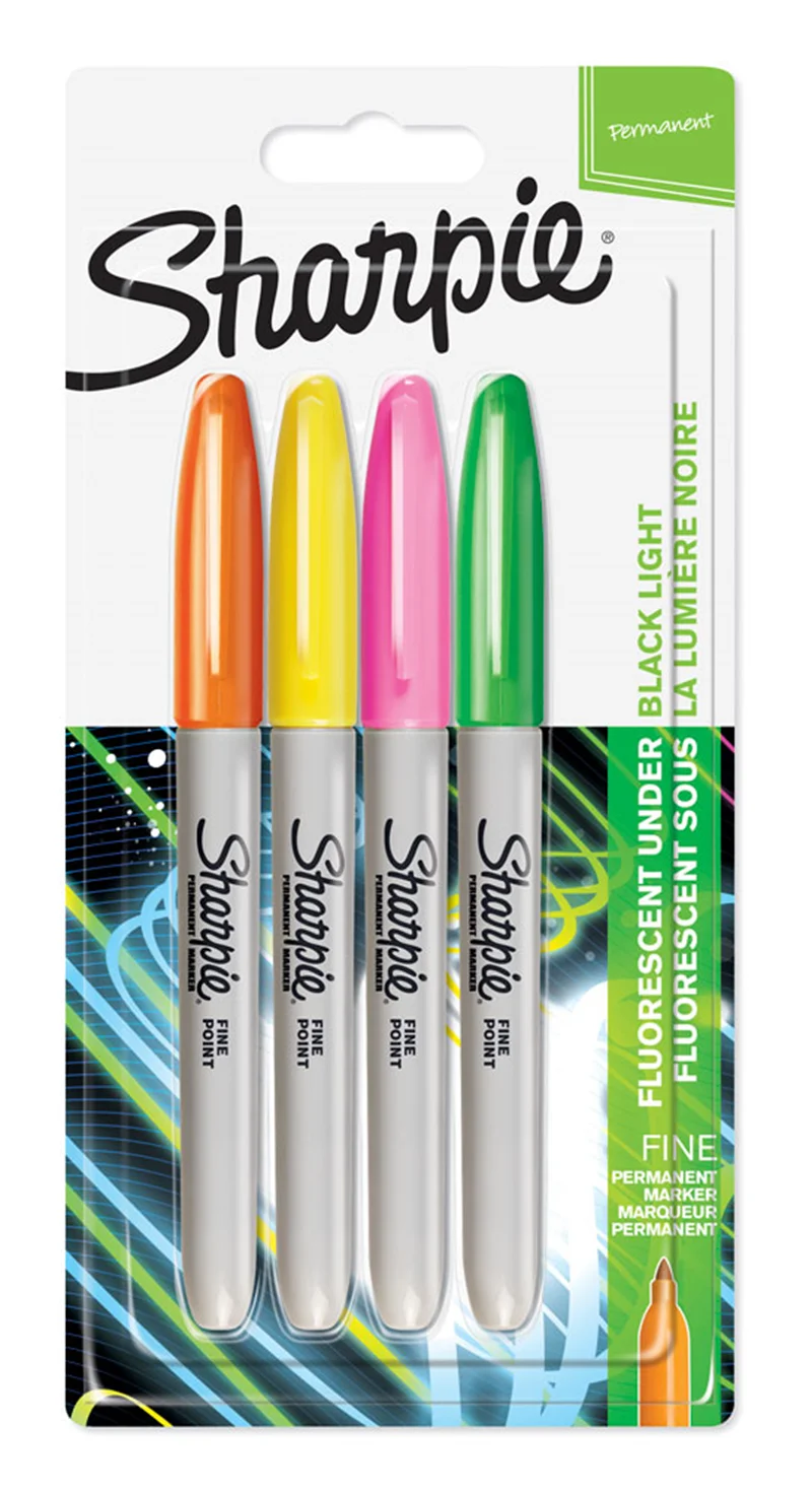 SHARPIE PERMANENT SET FINE  4 LÜ NEON 1985855
