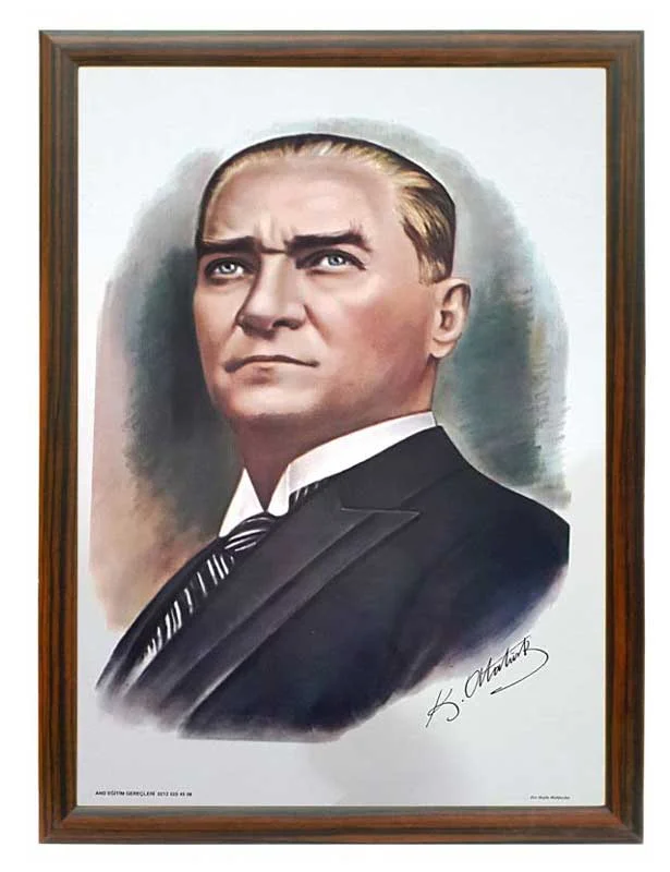 AKYAZI ATATÜRK MDF ÇERÇEVE 35X50 0524