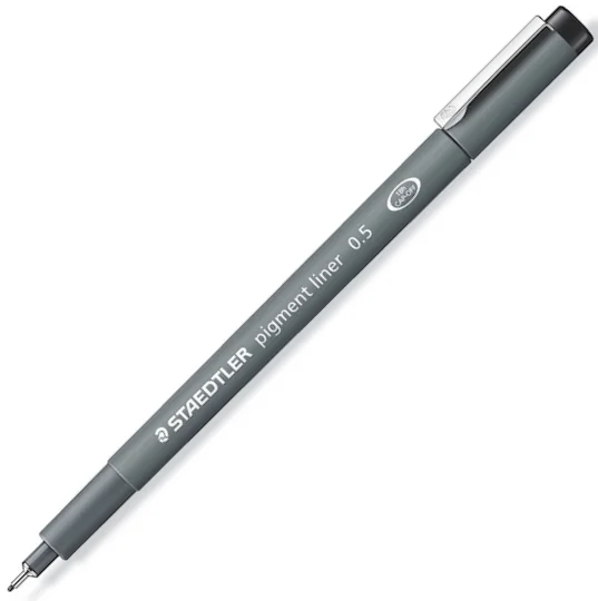 STAEDTLER PIGMENT LINER 0.5 SİYAH 308 05-9