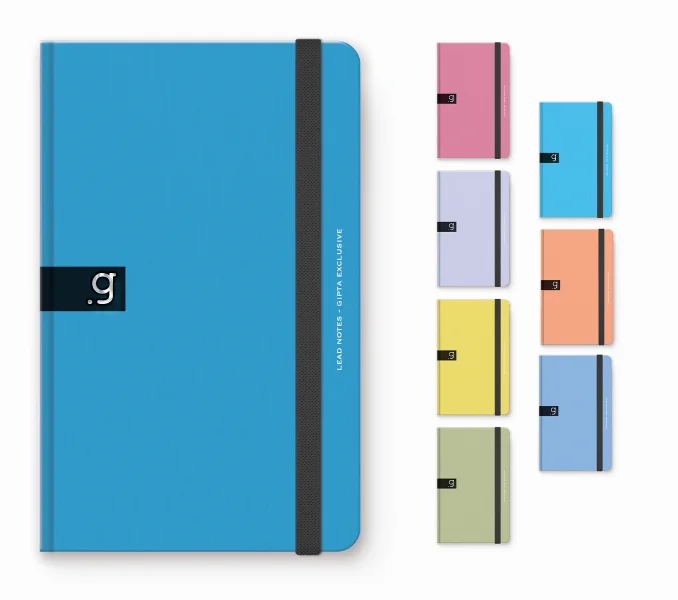 GIPTA DEFTER LEAD NOTES 9x17 İP DİKİŞ SERT KAPAK 80 YP. ÇİZGİLİ 6978