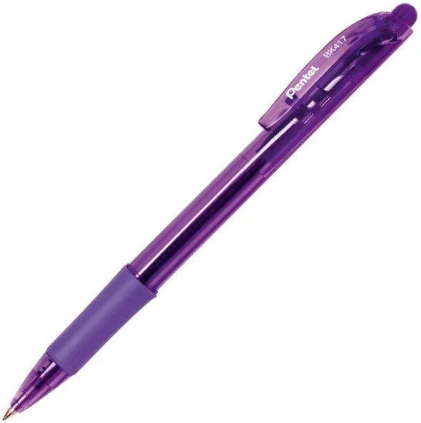 PENTEL TÜKENMEZ KALEM EKONOMİK BK417 0.7 MOR Y BK417-V