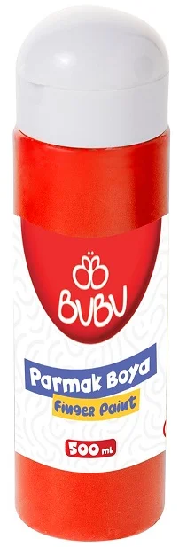 BU-BU PARMAK BOYA 250 GR. KIRMIZI BUBU-PAR013