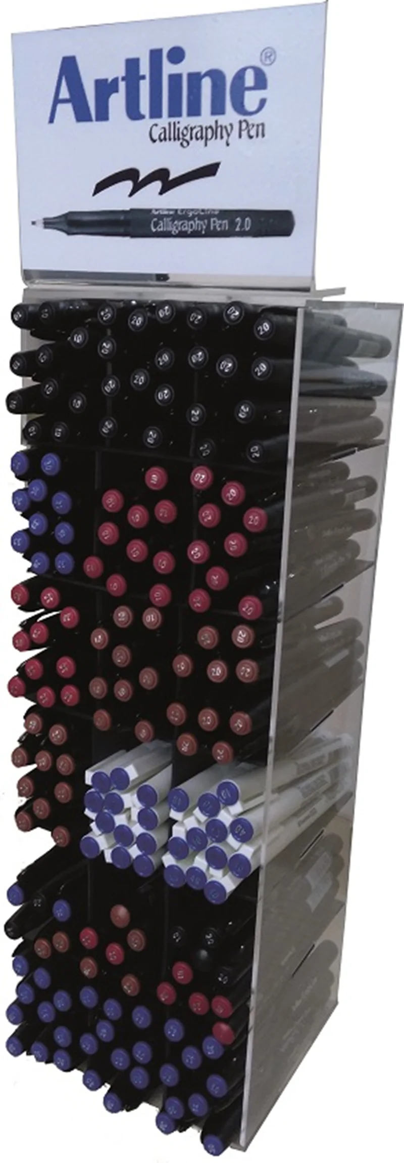 ARTLINE STAND CALLIGRAPHY PENS DEAL SET ASSORTED (216 ADET) A-T100-CALL