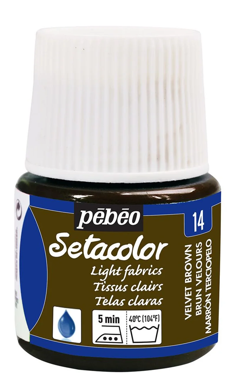PEBEO KUMAŞ BOYASI SETACOLOR TRANSPARENT 45 ML 329*14 BRUN VELOURS