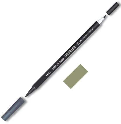 MARVY FIRÇA KALEM BRUSH PEN ÇİFT UÇLU 1800-084 TAUPE