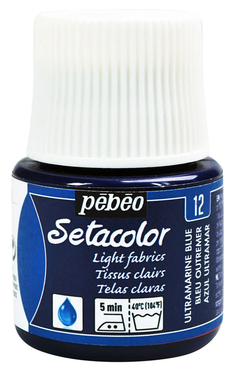 PEBEO KUMAŞ BOYASI SETACOLOR TRANSPARENT 45 ML 329*12 OUTREMER