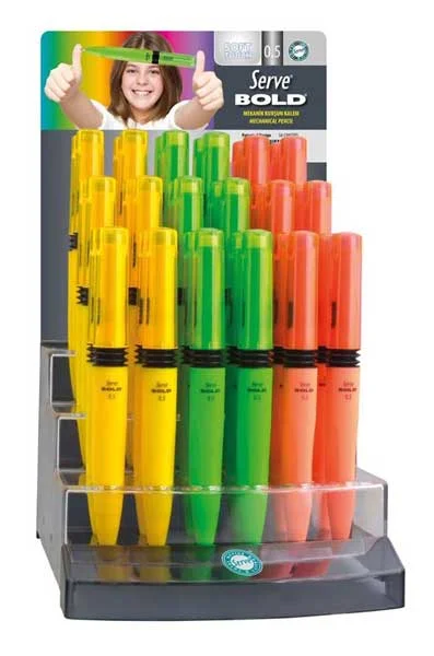 SERVE VERSATİL KALEM BOLD 0.5 STAND 36 LI SV-BOLD 05/36