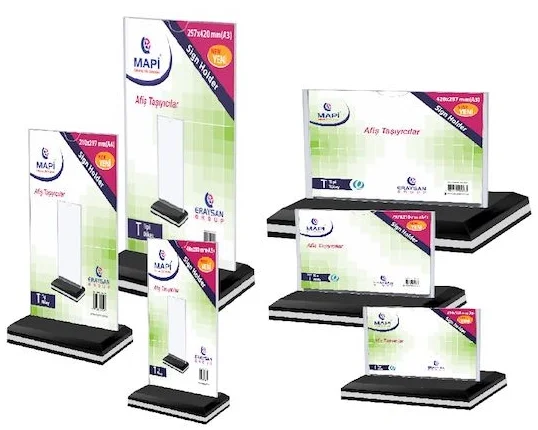 MAPİ AFİŞ TAŞIYICI T TİPİ 297x420 MM 534 10 40