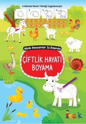 BICIRIK - BOYAMA MİNİK RESSAMLAR İŞ BAŞINDA - ÇİFTLİK HAYATI