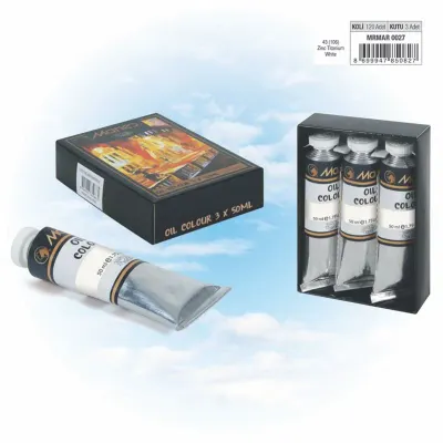MARIES YAĞLI BOYA 50 ML E1384-43*106 ZINC TITANIUM WHITE
