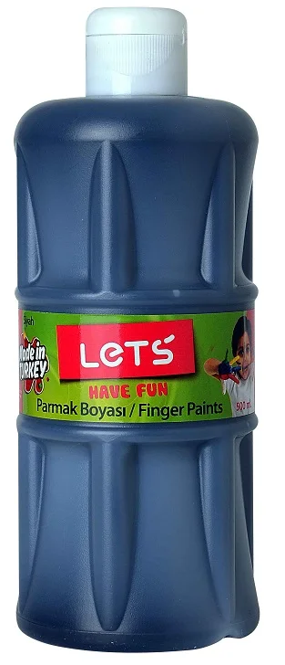 LETS PARMAK BOYASI 500 ML SİYAH L5009