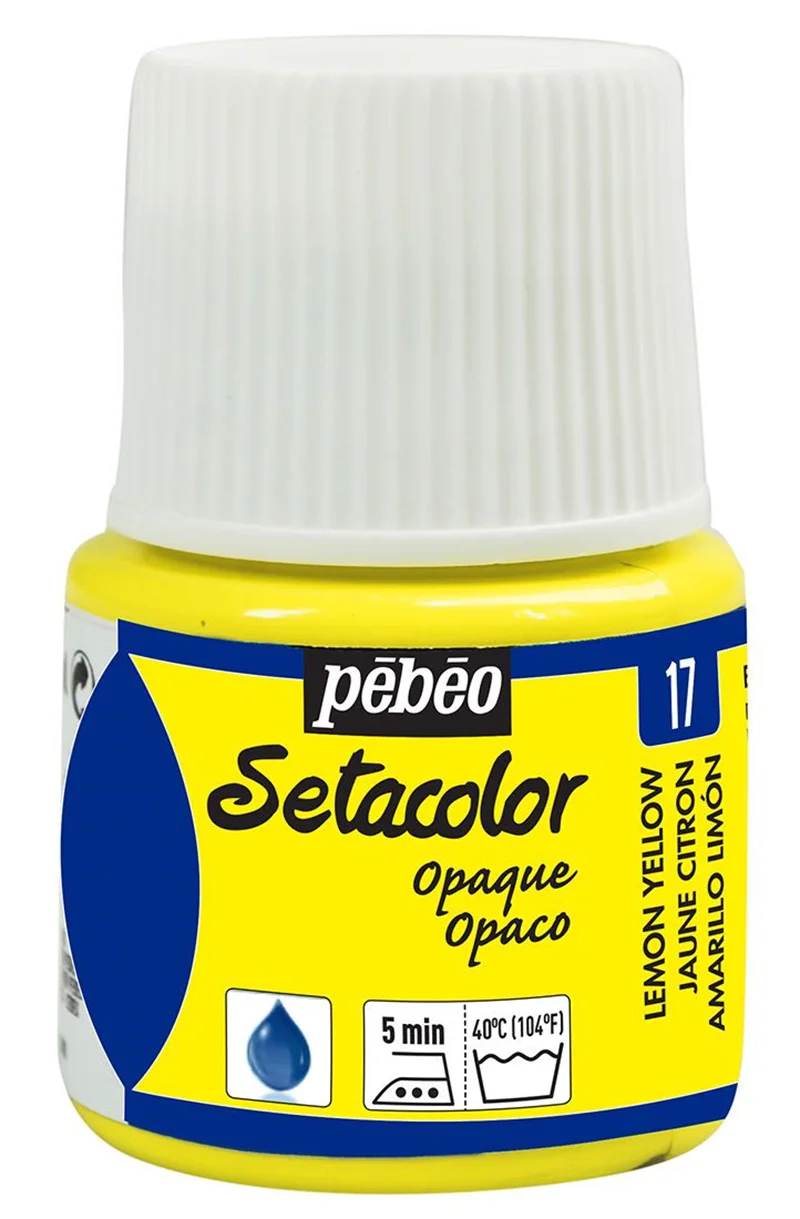 PEBEO KUMAŞ BOYASI SETACOLOR OPAQUE 45 ML 295*17 JAUNE CITRON