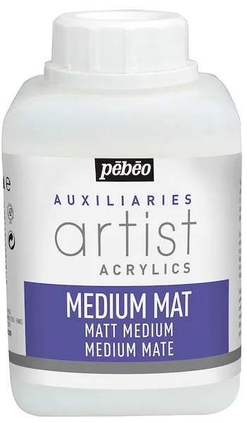 PEBEO YARDIMCI MALZEME AKRİLİK BOYA MEDIUM MAT EF 500 ML 521150