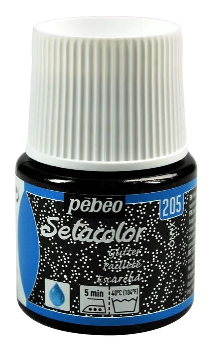PEBEO KUMAŞ BOYASI SETACOLOR GLITTER 45 ML 329*205 ONYX