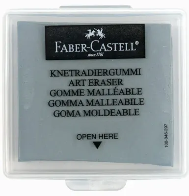FABER SİLGİ HAMUR GRİ PLASTİK KUTULU 127220