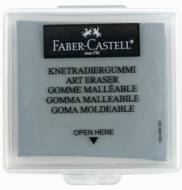 FABER SİLGİ HAMUR GRİ PLASTİK KUTULU 127220