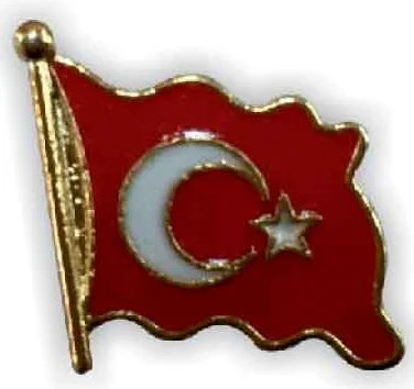 BUKET ROZET MİNELİ TÜRK BAYRAĞI BÜYÜK BKT-605